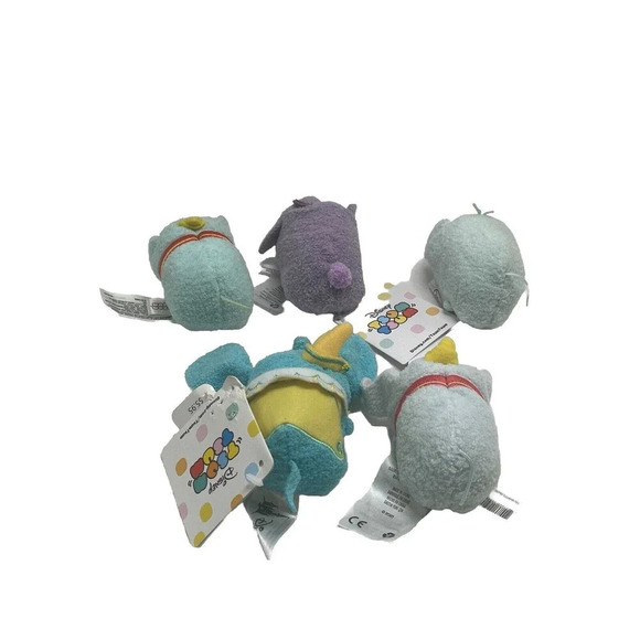 Dumbo Disney Tsum Tsum Plush Lot of 5 Rare Variations - Picture 7 of 16